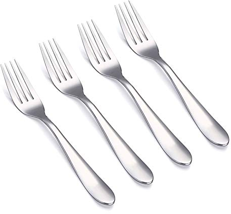 VANRA Gabeln 4 Stück Dinner Gabeln Adelstahl Edelstahl Tischgabeln Für Kinder Geschirr Obst Reisen