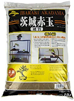 Akadama dur qualité Ibaraki extra fin 0/2 mm (8 kg - 10 lt), pour bonsaï shoihin