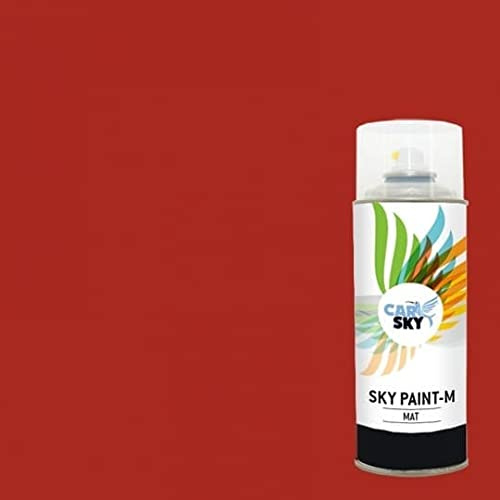 CARSKY Sprühfarbe RAL Rot Feuer 3000 Mattes Finish 400ml