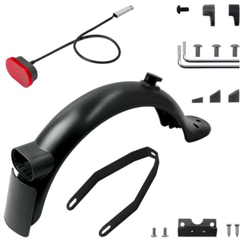 AMSLSIU Soporte de Guardabarros Trasero para Patinete eléctrico, Kit de Guardabarros portátil, Suministros Repuesto para M365/Pro/Pro 2/M187