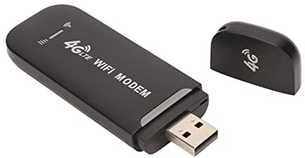 Cuifati Módem WiFi USB 4G LTE, Enrutador Portátil, Punto de Acceso de Red Móvil de Bolsillo, Enrutador Inteligente de Red Inalámbrica Mini de 150 Mbps con Ranura para Tarjeta SIM para