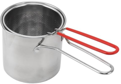 Poêle à Frire en Acier Inoxydable friteuse avec poignée à gaz Poêle Profonde, Durable, Facile à Laver, Grande capacité pour la Cuisine chip pans with basket and lid