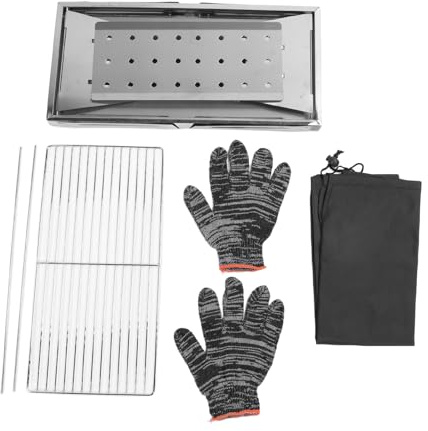 Portable Stainless Steel BBQ Grill, Outdoor BBQ Charcoal Grill with Foldable Design Stainless Steel for Portability, Charcoal BBQ Grill for Party, Ideal for Outdoor Activities