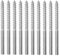 10 Stück Stockschrauben M6 Edelstahl,M6*80mm Doppelkopfschrauben Doppelgewindeschrauben,Stockschraube Mit Gewindestange,Für Möbelbeine Metallbügel Holzbrett Befestigungsmaterial Montagematerial