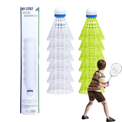 Pelota de entrenamiento de bádminton, equipo deportivo para un uso duradero, bolas de bádminton a prueba de colisiones para entrenamiento deportivo en interiores y exteriores