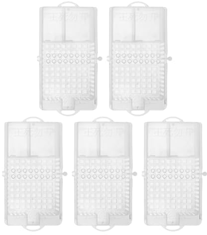 COLLBATH Lot de 5 Cages en Plastique pour Reines des Abeilles, pour l'isolement - Transport de Fournitures apicoles, boîte de Transport, équipement pour Apiculteur