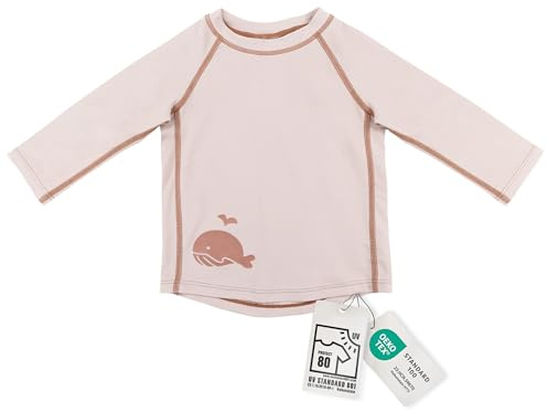 LaLoona T Shirt UV Enfant I Maillot Anti UV Bebe UPF 80+ | Maillot de bain à manches longues, protection solaire enfant plage piscine, unisexe, séchage rapide et Oeko-Tex