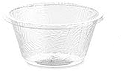 100 COPPE FOGLIA CUP 100 cc PLA TRASPARENTE COMPOSTABILE BIODEGRADABILE PLASTICA TRASPARENTE UNI EN13432 smaltito tra il rifiuto umido - gelato gelaterie 3,8 h cm Ø 8