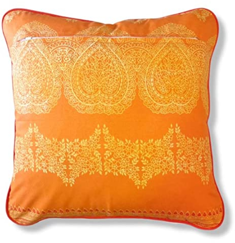 Bassetti BRUNELLESCHI Kissenhülle zu Granfoulard aus 100% Baumwolle in der Farbe Mandarine O2, Maße: 40x40 cm - 9320683