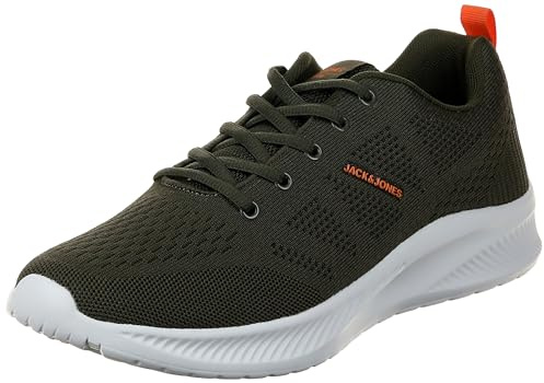 JACK & JONES Herren Jfwcroxley Knit Sneaker Noos, Olive Night Detail Exuberence ,40 EU