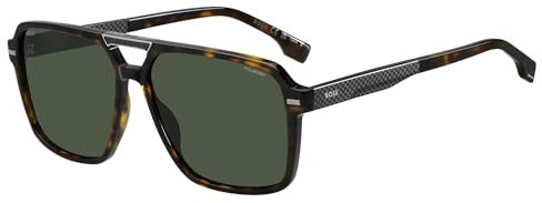 BOSS 1766/S DARK HAVANA/GREEN POLARIZED 59/14/150 Herrenbrillen Sonnenbrillen