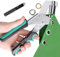 Eyelet Punch Kit with 500pcs Eyelets, Heavy Duty Grommet Tool Kit for Tarps, Fabrics, Leather, Awnings, Handheld Eyelet Setting Tool DIY Repair, Hole Punch Pliers Set
