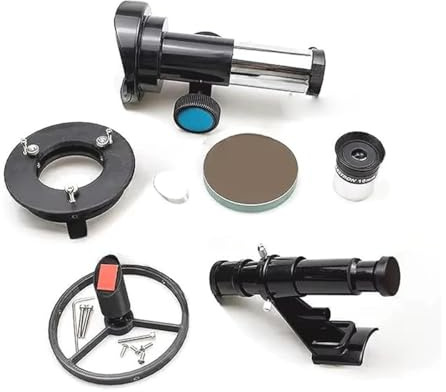 Telescope Accessories 160F1300 Astronomical Telescope Kit Primary Mirror Set Focuser Eyepiece Finder Scope Assembly Accessories(160F1300 7pcs Set A)