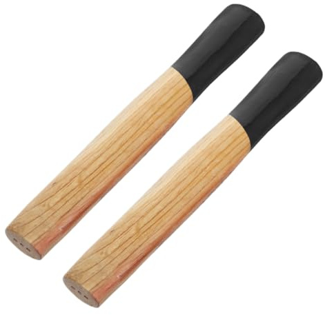 BELLIFFY 2 Manches De Marteau En Bois De Rechange Poignée De Marteau Accessoire Remplacement Facile Pour Outils De Menuiserie Et Travail Du Bois 25.00 X 3.30 X 2.50 Cm