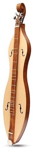 Mountain Dulcimer 4 String F-Hole Rosewood With Nickel Finish Hardware