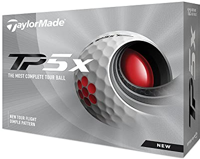 TaylorMade Golf 2021 TP5X Golf Balls White