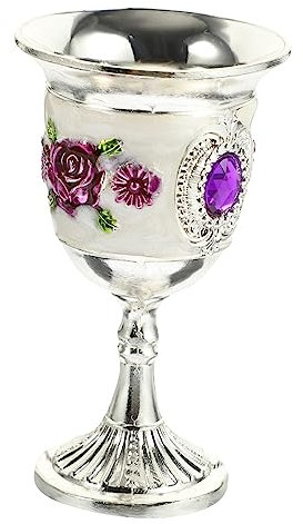 MAGICLULU verre de vin rouge gobelet rétro gobelet orné de bijoux s vintage calice de verre reutilisable shooter s à cocktails s à à coupe-tige