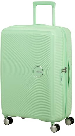 American Tourister Soundbox - Hartschalen-Koffer Mittelgroß, 67 cm - Trolley mit 4 Rollen, TSA-Schloss, erweiterbar & leicht, 71.5/81L, Grün (Pastel Green)