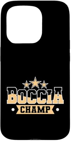 Custodia per iPhone 15 Pro Boccia Champ con palla e precisione