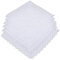 Hellery 5x Hochzeit Taschentuch Spitze Weiß 100% Baumwolle Einstecktuch Unisex, A