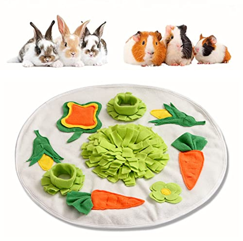 Tapis De Fouille Lapin Tapis à Renifler Pour Lapin Lent Alimentation Le Stress Release Pad Tapis Snuffle Mat Lapin Jouets Pour Lapin Cochons D'inde Chiot Chinchillas Furets