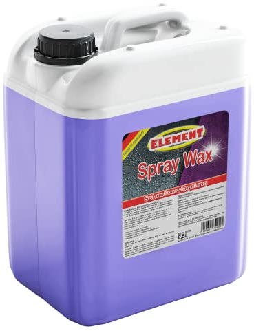Element Sprühwachs Spray Wax 2,5L mit Abperleffekt | Synthetic Spray WAX | Autopflege für Glanz & Schutz | Sprühversiegelung | Schnellwachs Autowachs | Auto-Wachs | Lack Schnellversiegelung Wachsspray