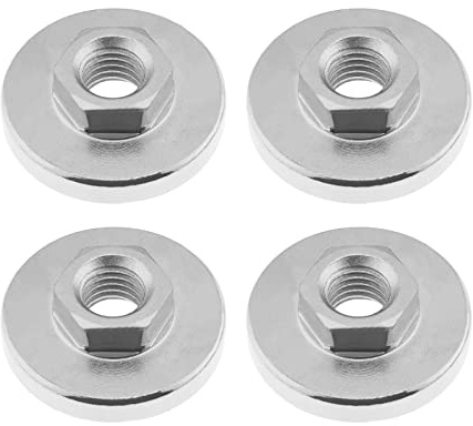YINETTECH 4 pezzi M14 Smerigliatrice angolare flangia dado di ricambio compatibile con 125/150/180/230 tipo smerigliatrice angolare in metallo disco cambio rapido dado flangia di bloccaggio