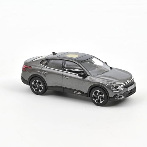 OPO 10 - Auto in Miniatura Compatibile con Citroën C4 X 2023 Grigio Platino Scala 1:43 Norev - 155481
