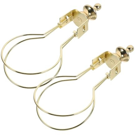 MOBUTOFU 2stücke Lampenschirm-clips Mit Langlebige Lampenklemmen Lampenzubehör Lampe Adapter Glühbirnenklemmen Aus Robustem Metall