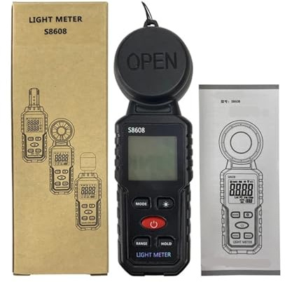 Ljusmätare, Luxmeter Ljusintensitet Ljusstyrka Mätverktyg Fotometer Digital Illuminans Ljusmätare Testare 200 000 Luxmätare