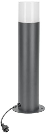 BOLD LED-vägbelysning för 24 V system (inkl. 15 cm PVC-kabel, 3 000 K, IP44, 350 lm, dimbar med tjock kontroll) – antracit