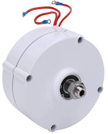 SIXRUN Permanent Magnet Generator, 200W 3 Phase AC Alternator, 600RPM | NdFeB Low Start Resistance Direct Drive, 12V Rectifier Included For Wind And Water Power Generation, Efficient And Reliable