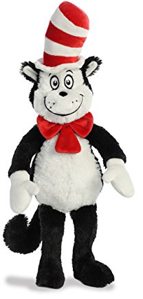 Aurora® Whimsical Dr. Seuss™ Cat in The Hat Stuffed Animal - Officially Licensed Plush for Imaginative Play - Perfect for Kids and Adults - Multicolor 18 Inches