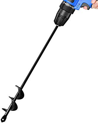 Gardening Tools Bulb Planter Auger Drill Bit for Garden Planting 1.57 x 17.7 Inches Compatible with Hand Held Electric Drill