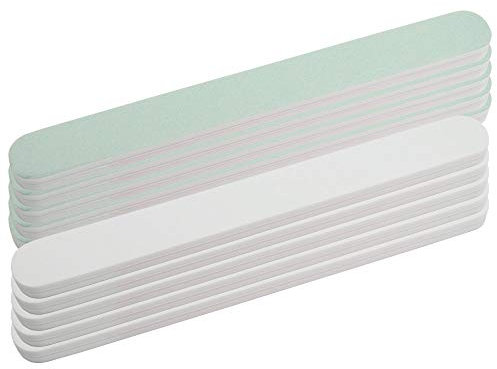 10 Stück Polierfeile Profi Polierfeile Mintgrün Weiss