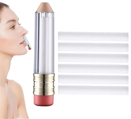 Nose Inhaler | Breathing Enhancer Cooling Sensation Nasal Inhalation Stick - Daily Relaxation Congestion Relief Nasal Stick, Portable Soothing Nasal Inhaler Sniffer