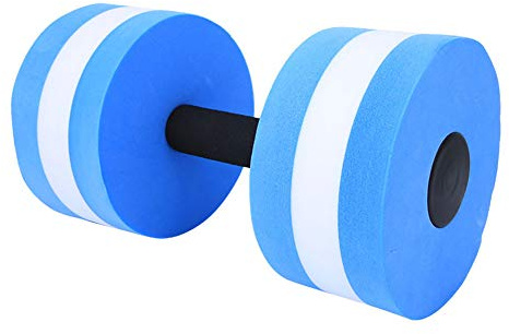 Mancuernas flotantes de agua de espuma ecológica equipo de fitness rosa blanco azul blanco gris rojo para deportes acuáticos material de goma espuma