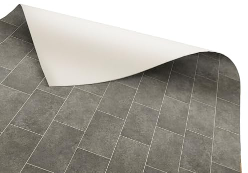 KARAT Revêtement Sol PVC, Film Vinyle Antidérapant pour Meubles Mur Sols, Sol en Rouleau au mètre, Imperméable, Durable et Résistant, Usage intensif (100 x 150 cm Kent 968M)