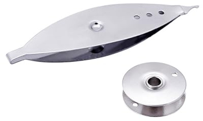 THINCAN Noyaux en métal navette de tatouage pour la fabrication de dentelle en métal Tatting Shuttle Tissage pour la fabrication de dentelle à la main Outil artisanal