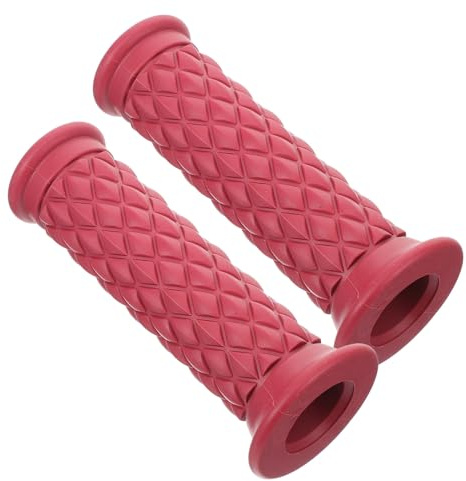 MUELODSIC 2 pièces Poignées Guidon Caoutchouc Durables Embouts Rétro pour Amélioration Confortable et Design Vintage Adaptées Plupart des Faciles à Installer et Résistantes à Lusure