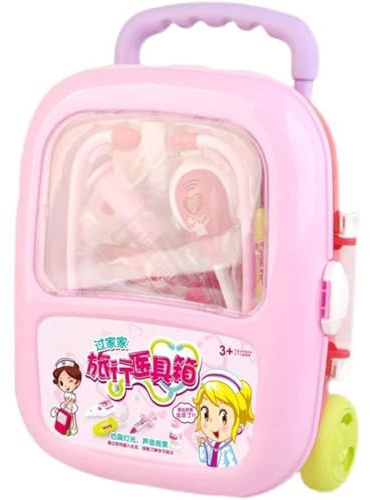 SEAYACK Valise De Jeu De Simulation Médicale Interactive pour Stéthoscope Réaliste Et Améliore La Créativité Et La Motricité Fine Médicaux