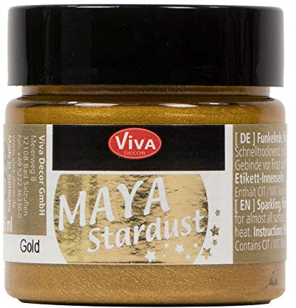 Viva Decor Maya Stardust 45ml versch. Farben Metallicfarbe Gold