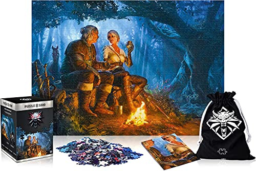 Good Loot The Witcher: Journey of Ciri 1000 Teile Puzzle inklusive Poster und Tasche 68 x 48 für Erwachsene und Kinder ab 14 Jahren ideal für Weihnachten und Geschenk S 1101074