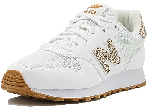 New Balance Damen 500 Sneaker, Weiß, 40.5 EU