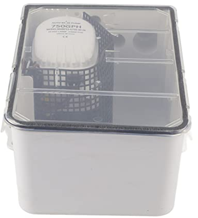 Bomba De Sumidero Para Ducha 750GPH Con Flotador Automático Y Múltiples Entradas DC 12V/24V Para Barcos Y Yates Compatible Con Johnson Y Rule Ideal Para Drenaje De Aguas Residuales