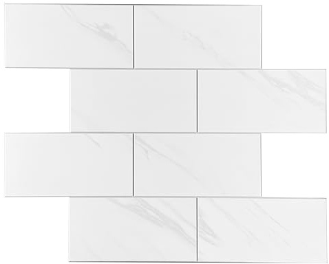 d-c-fix Wandfliese Premium Marble (30,5 x 30,5 cm) - Klebefliese für Küche, Bad & Küchenrückwand – selbstklebend & wasserdicht