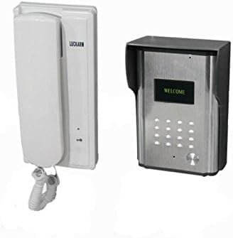 Rarotech KIT CITOFONO MONOFAMILIARE PER ESTERNO A 2 FILI COMPLETO CON PULSANTE APERTURA