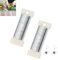 Dolaso 2 PCS 50m Silver Jewellery Wire 0.35mm for Jewellery Making, Craft, Flower Arrangements, Wedding Decoration