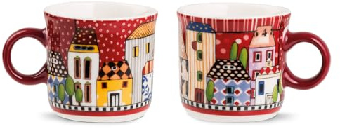 Egan Set 2 Minimug Paese Mio Rosso Ml.80