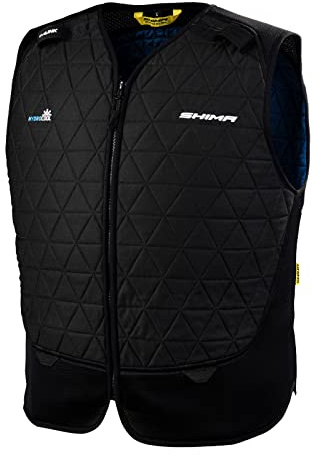 SHIMA HYDROCOOL - Chaleco de Moto Ultraligero y Refrigerante Fabricado en Polímero HyperKwel. Hasta 8 horas de Efecto Refrigerante | Compatible con las Chaquetas SHIMA